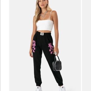 Adult Pink Dragon Sweatpants